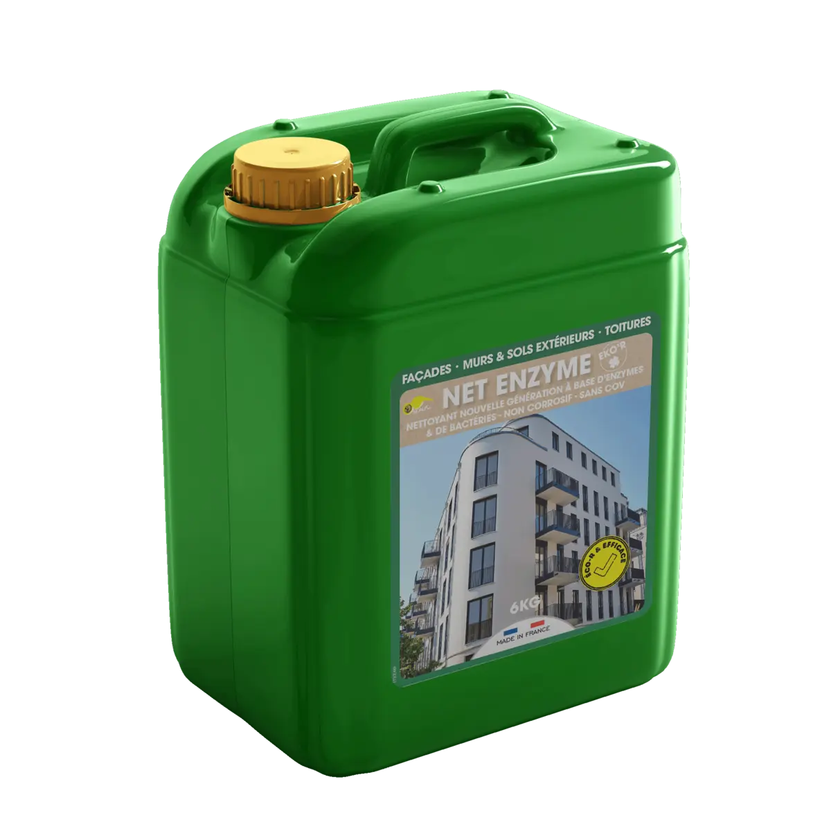 net enzyme eko'r Enzymreiniger für Fassaden, Dächer & Außenflächen