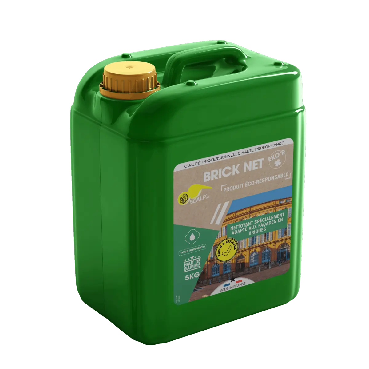 Biobasierter Fassadenreiniger für Ziegel, Klinker und mineralische Oberflächen