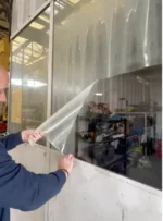 Abziehbare Folie für temporären Schutz