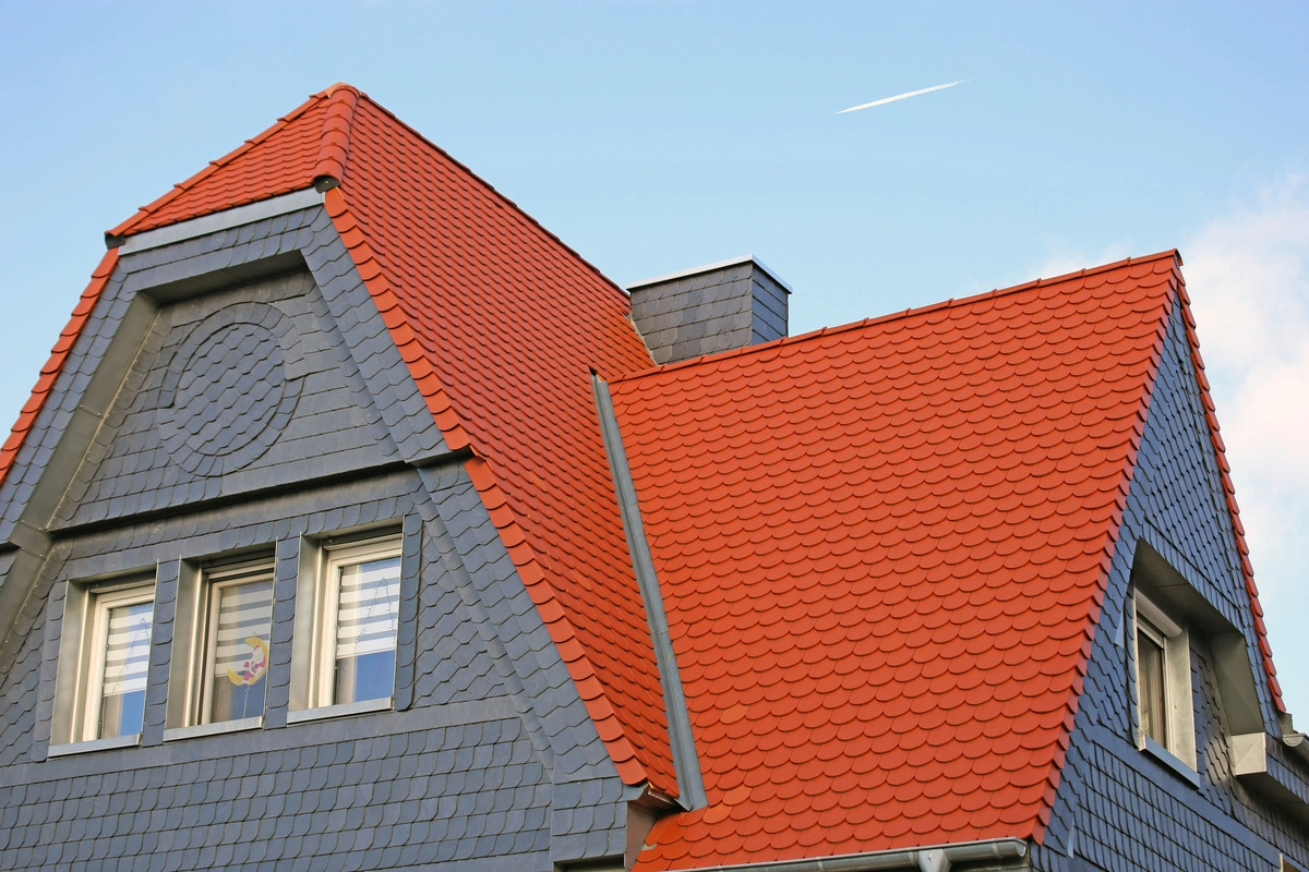 Farbige wasserabweisende Dachdeckung