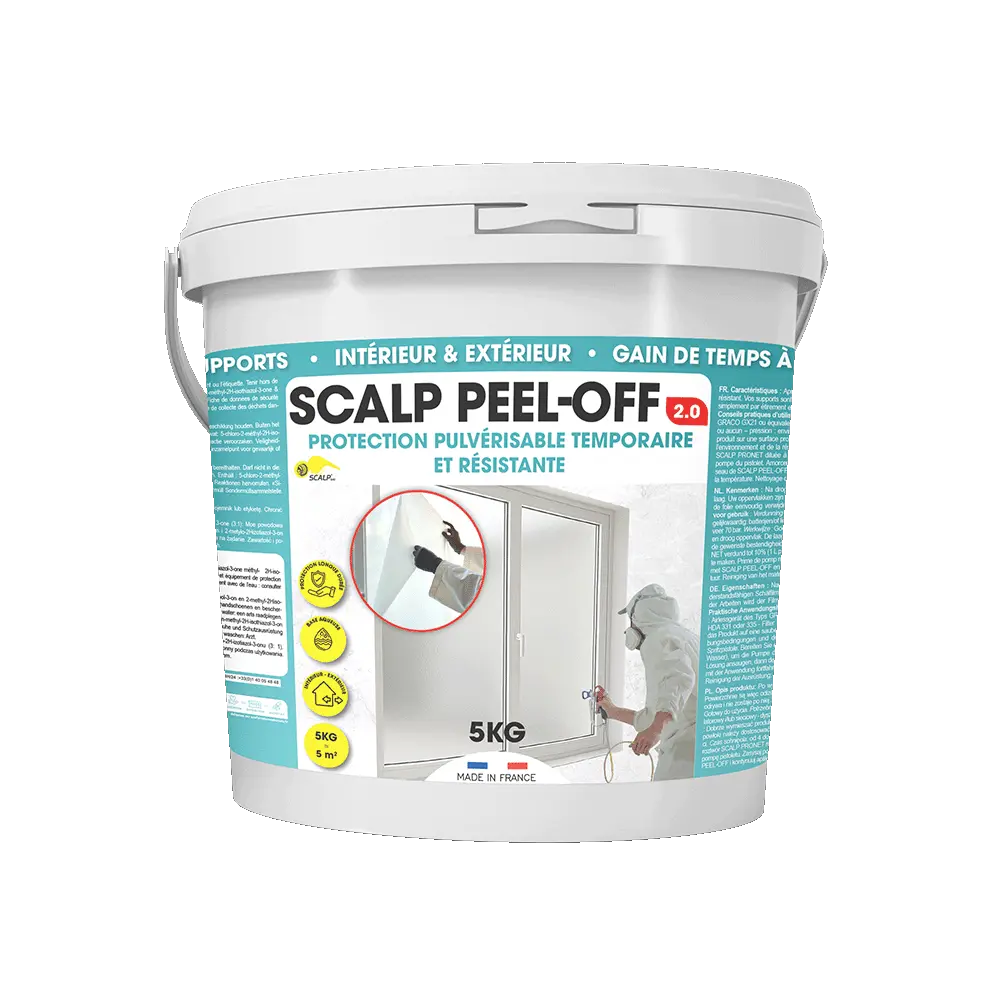 Temporärer Schutzfilm für Baustellen