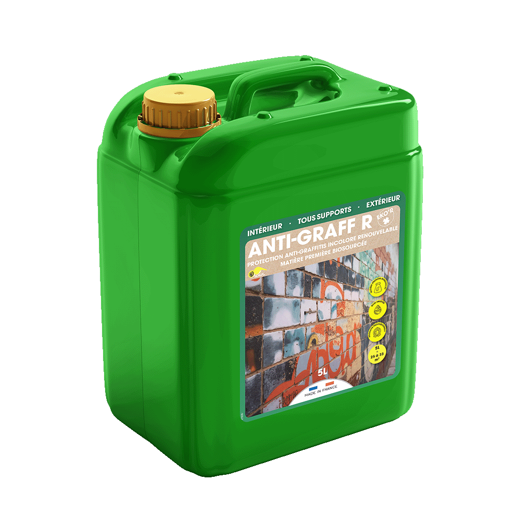 Biobasierter Graffitischutz & Hydrophobierung auf Wasserbasis